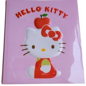 Y2K Sanrio Hello Kitty Binder with Raised Image